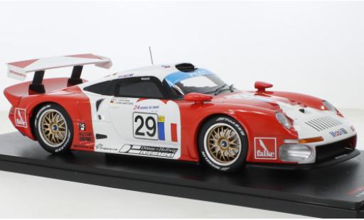Porsche 996 GT1 1/18 Werk83 911 No.29 JP Racing 24h Le Mans 1997 modellino in miniatura