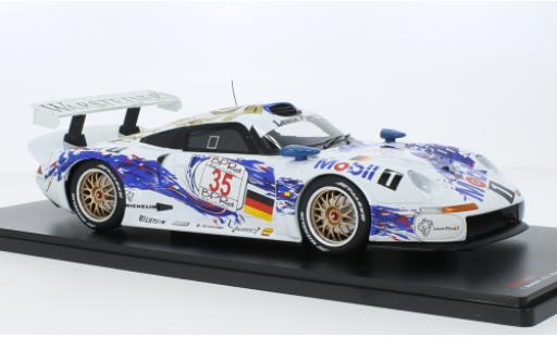 Porsche 993 1/18 Werk83 911 GT1 No.35 AG 4h Spa 1996 modellino in miniatura