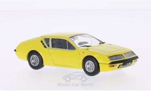 Alpine A310 1/43 WhiteBox Renault 1600 giallo 1972 modellino in miniatura