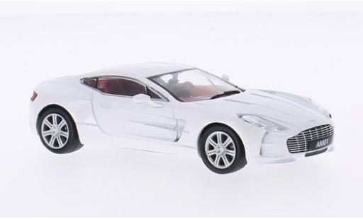 Aston Martin One-77 1/43 WhiteBox metallico bianco 2010 modellino in miniatura