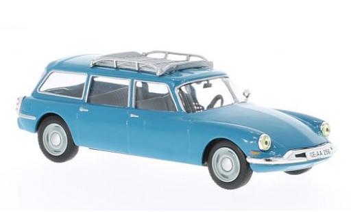 Citroen ID 19 1/43 WhiteBox Break blu 1960 modellino in miniatura