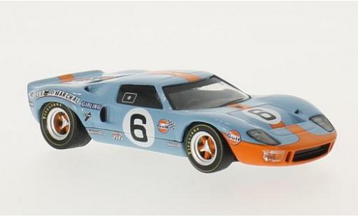Ford GT40 1/43 WhiteBox RHD No.6 John Wyer A.E. Gulf 24h Le Mans 1969 J.Ickx/J.Oliver modellino in miniatura
