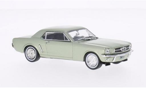 Ford Mustang 1/43 WhiteBox metallico verde 1965 modellino in miniatura