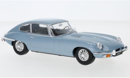 Jaguar E-Type 1/24 WhiteBox metallico blu modellino in miniatura