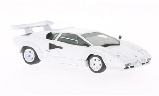 Lamborghini Countach 1/43 WhiteBox LP400 S bianco 1978 modellino in miniatura