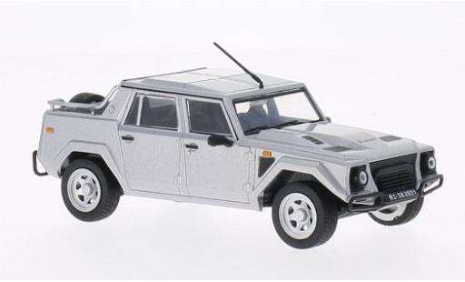 Lamborghini LM 1/43 WhiteBox 002 grigio 1986 modellino in miniatura