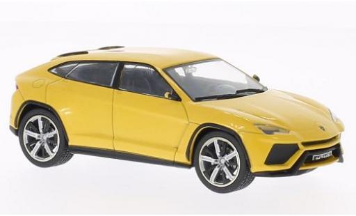 Lamborghini Urus 1/43 WhiteBox metallico giallo 2012 modellino in miniatura