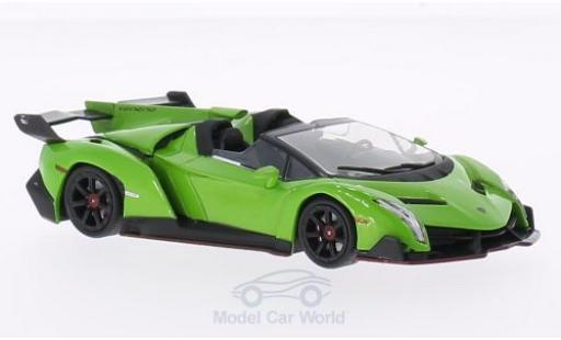 Lamborghini Veneno 1/43 WhiteBox Roadster verde 2013 modellino in miniatura