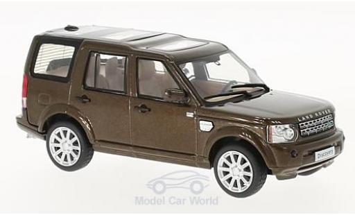 Land Rover Discovery 1/43 WhiteBox 4 metallico marroneee 2010 modellino in miniatura