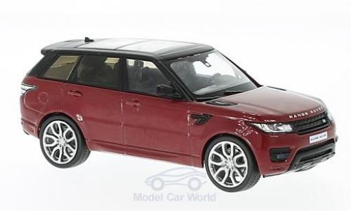 Land Rover Range Rover 1/43 WhiteBox Sport metallico rosso/nero 2014 modellino in miniatura