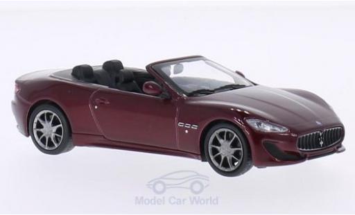 Maserati GranCabrio 1/43 WhiteBox Sport rosso 2013 modellino in miniatura