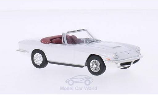 Maserati Mistral 1/43 WhiteBox Spyder bianco modellino in miniatura