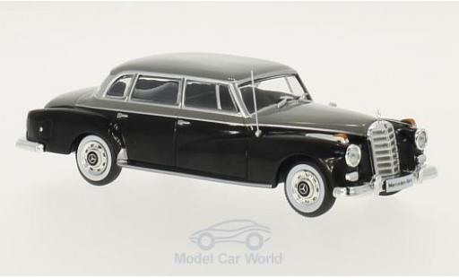 Mercedes 300 S 1/43 WhiteBox d (W189) nero/grigio 1957 modellino in miniatura