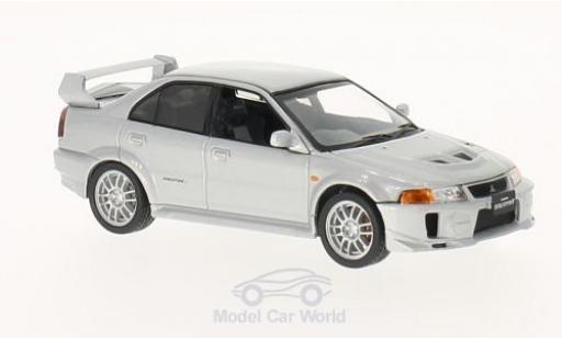 Mitsubishi Lancer 1/43 WhiteBox Evo V RS grigio RHD modellino in miniatura
