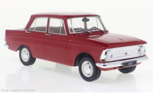 Moskwitsch 408 1/24 WhiteBox rot 1966 1:24 modellino in miniatura
