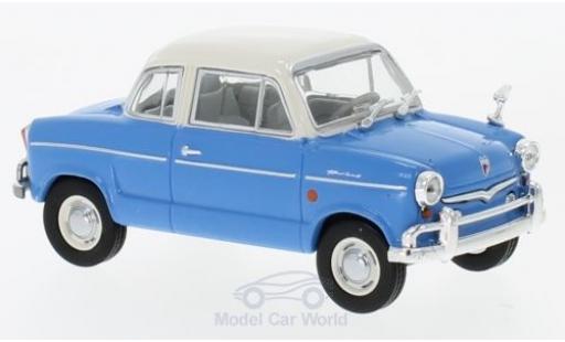 NSU Prinz 1/43 WhiteBox 30E blu/bianco 1959 modellino in miniatura