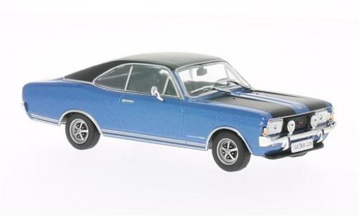 Opel Commodore 1/43 WhiteBox A Coupe GS metallico blu/nero 1970 modellino in miniatura
