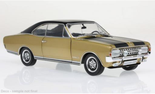 Opel Commodore 1/24 WhiteBox A GS/E Coupe gold/nero modellino in miniatura