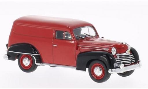 Opel Olympia 1/43 WhiteBox rosso/nero 1950 fourgon modellino in miniatura