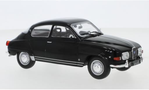 Saab 96 1/24 WhiteBox V4 nero 1970 modellino in miniatura