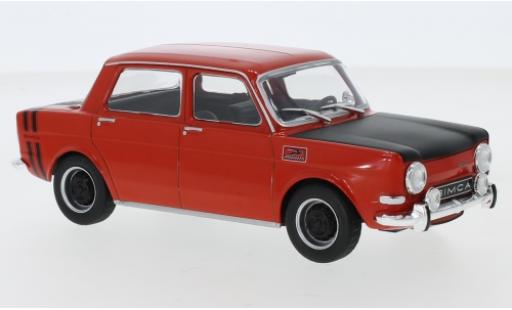 Simca 1000 1/24 WhiteBox Rallye 2 rosso 1970 modellino in miniatura