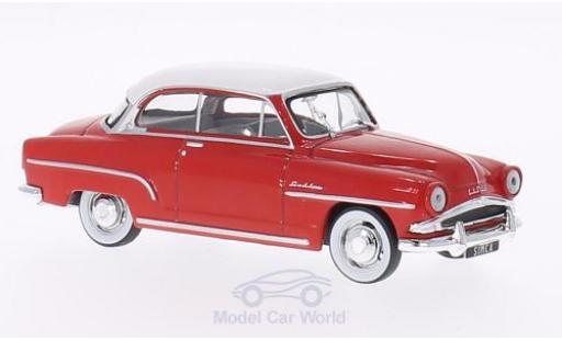Simca Aronde 1/43 WhiteBox Grand Large rosso/bianco 1953 modellino in miniatura