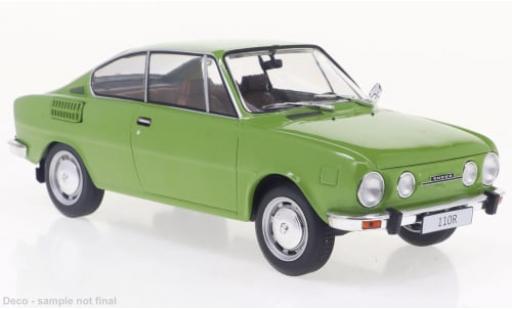 Skoda 110 1/24 WhiteBox R grün 1970 1:24 modellino in miniatura