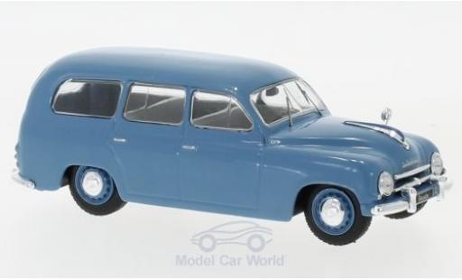 Skoda 120 1/43 WhiteBox 1 Kombi blu 1954 modellino in miniatura