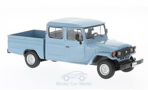 Toyota Land Cruiser 1/43 WhiteBox Bandeirante Pick Up blu 1976 modellino in miniatura