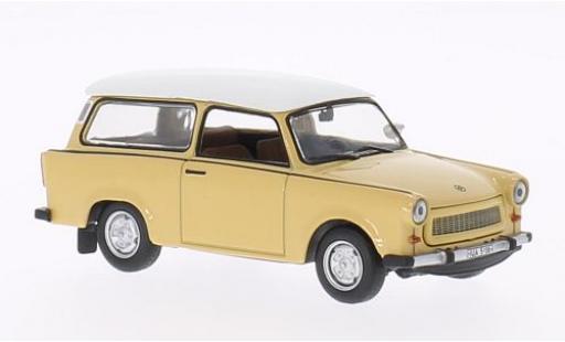Trabant 601 1/43 WhiteBox Universal beige/bianco 1965 modellino in miniatura