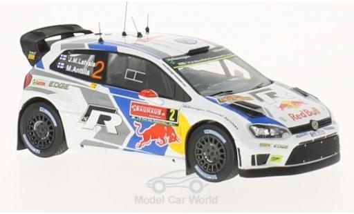 Volkswagen Polo 1/43 WhiteBox R WRC No.2 Motorsport Red Bull Rallye WM Rallye Schweden 2014 J-M.Latvala/M.Anttila modellino in miniatura
