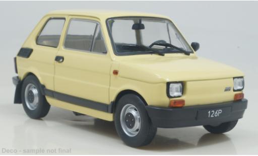 Fiat 126 1/24 WhiteBox p giallo clair 1985 modellino in miniatura