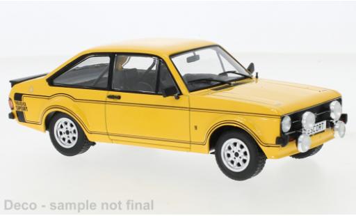 Ford Escort 1/24 WhiteBox MK II 1600 Sport giallo 1977 modellino in miniatura