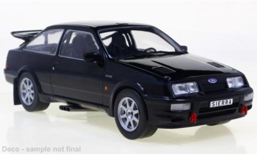 Ford Sierra 1/24 WhiteBox RS Cosworth nero 1987 modellino in miniatura