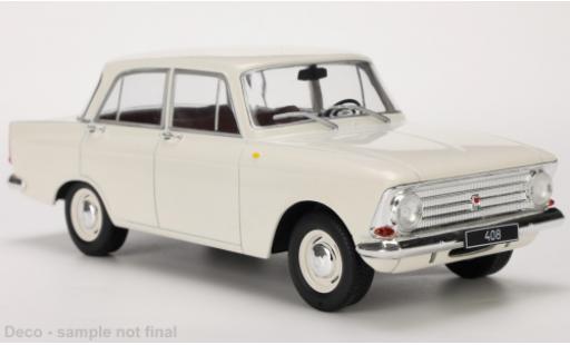 Moskwitsch 408 1/24 WhiteBox bianco 1966 modellino in miniatura