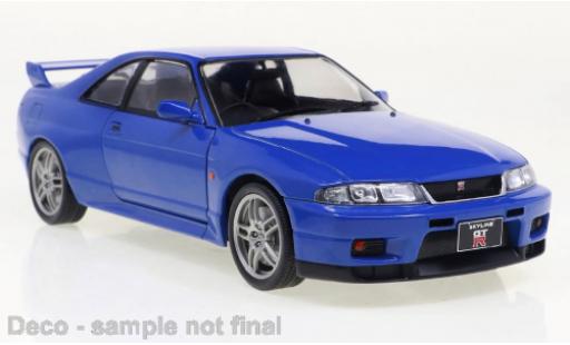 Nissan Skyline 1/24 WhiteBox GT-R (R33) blu 1997 modellino in miniatura