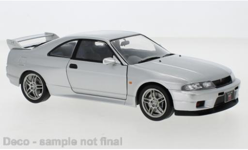 Nissan Skyline 1/24 WhiteBox GT-R (R33) metallise grigio 1997 modellino in miniatura