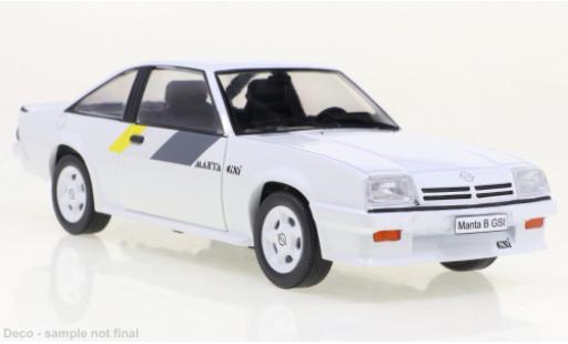 Opel Manta 1/24 WhiteBox B GSI bianco/Dekor 1984 modellino in miniatura