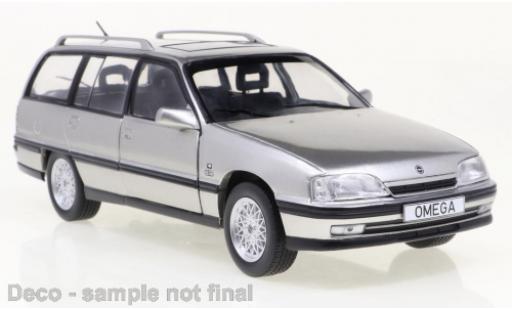 Opel Omega 1/24 WhiteBox A2 Caravan metallise grigio 1990 modellino in miniatura