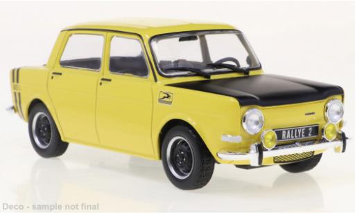 Simca 1000 1/24 WhiteBox Rallye 2 giallo/matt-nero 1970 modellino in miniatura