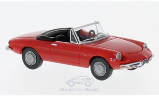 Alfa Romeo Spider 1/87 Wiking rosso modellino in miniatura