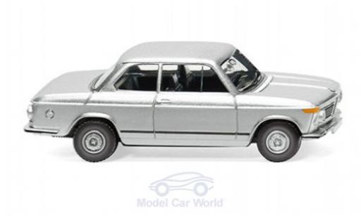 Bmw 2002 1/87 Wiking grigio 1966 modellino in miniatura