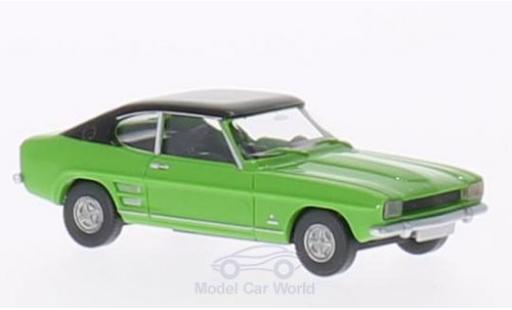 Ford Capri 1/87 Wiking MK I verde/nero modellino in miniatura