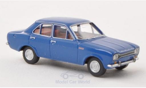 Ford Escort 1/87 Wiking I blu 4-Türer modellino in miniatura