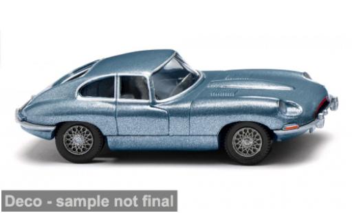 Jaguar E-Type 1/87 Wiking Coupe blau 1961 1:87 modellino in miniatura