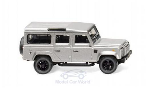 Land Rover Defender 1/87 Wiking 110 grigio modellino in miniatura