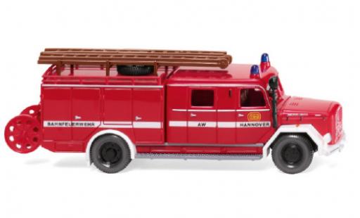 Magirus LF 16 1/87 Wiking Bahnfeuerwehr Hannover 1963 modellino in miniatura