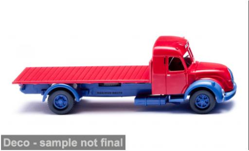 Magirus S 7500 1/87 Wiking rot/blau 1955 1:87 modellino in miniatura