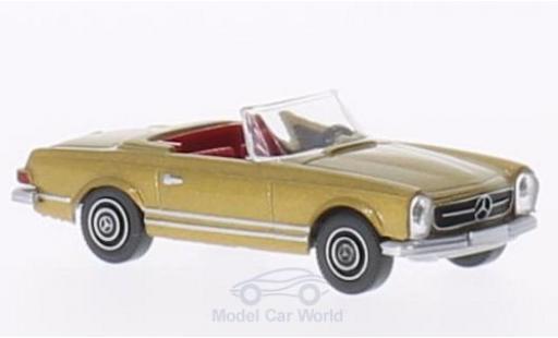Mercedes 250 1/87 Wiking SL Cabriolet gold modellino in miniatura