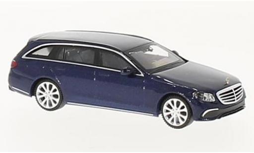 Mercedes Classe E 1/87 Wiking T-Modell (S213) Exklusive metallico blu modellino in miniatura